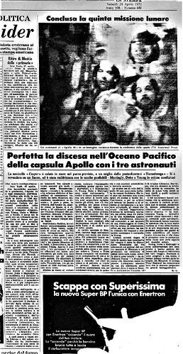 apollo 16 1972 04 28 2 La Stampa_LI