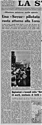 Soyuz 4 La Stampa