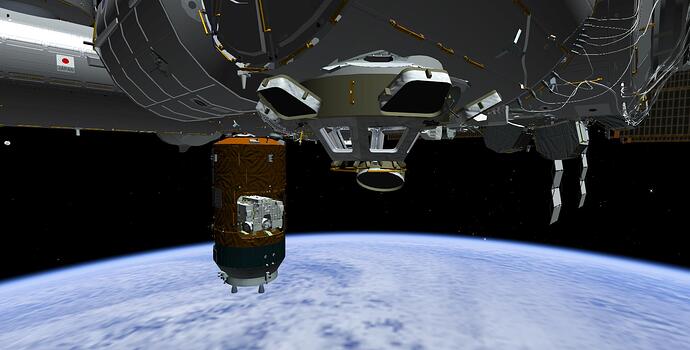 HTV P6 STOWED IN