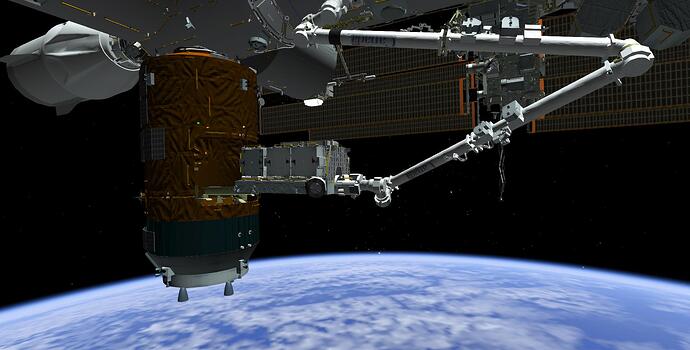 HTV P6 GRAPPLED