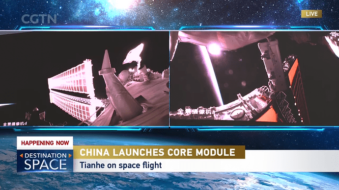 Live_ Special coverage on China's first space station mission 2-6-46 screenshot