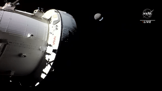 NASA’s Artemis I Mission Return Trip Lunar Flyby 1-14-8 screenshot