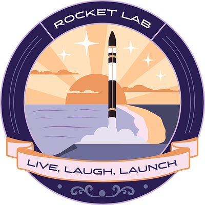 Live Laugh Launch Patch