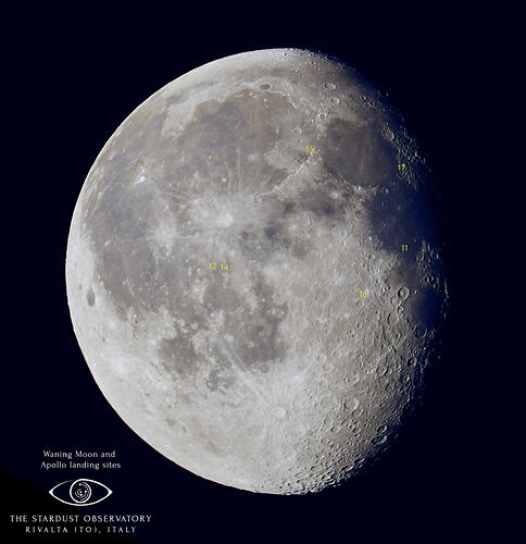 luna calante e siti Apollo