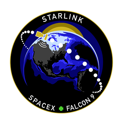 Space X Starlink Mission Patch