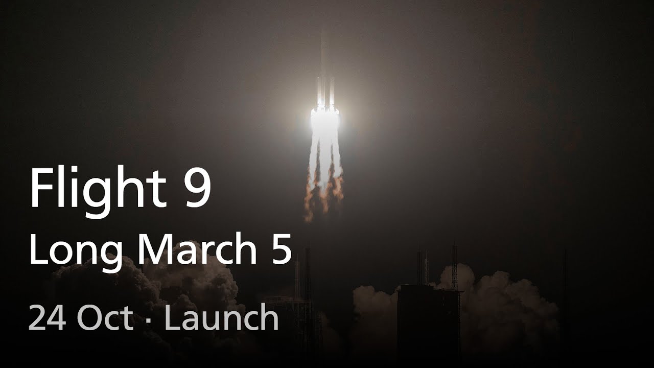 Live: Long March 5 Flight 9 Launch (No Commentary)